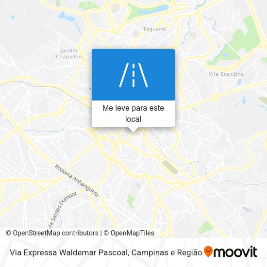 Via Expressa Waldemar Pascoal mapa