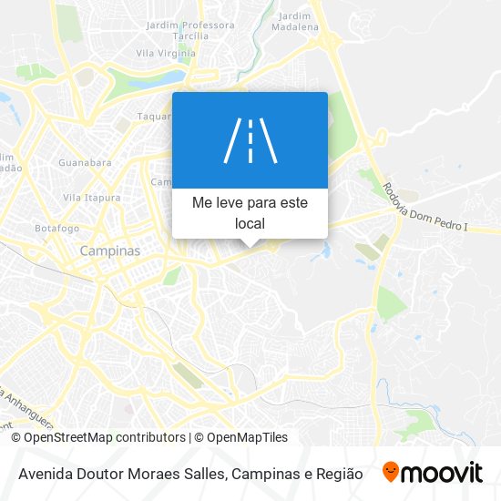 Avenida Doutor Moraes Salles mapa