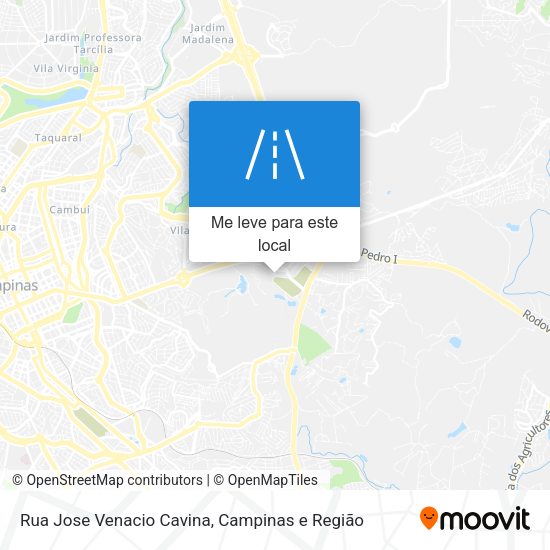 Rua Jose Venacio Cavina mapa