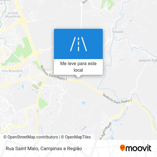 Rua Saint Malo mapa