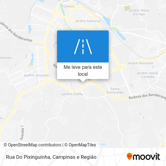 Rua Do Pixinguinha mapa