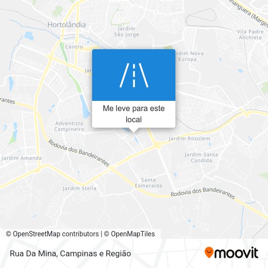 Rua Da Mina mapa