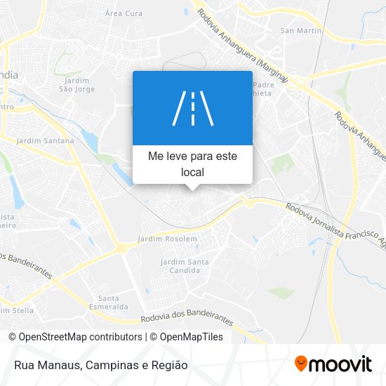Rua Manaus mapa