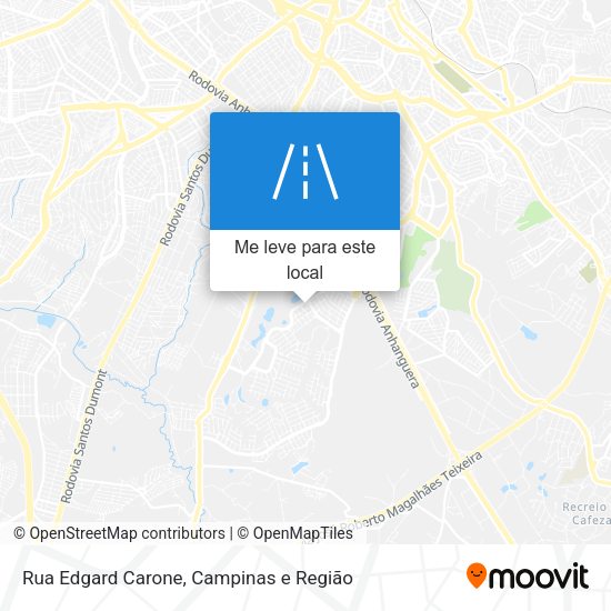 Rua Edgard Carone mapa