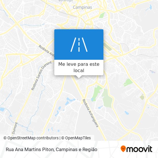 Rua Ana Martins Piton mapa