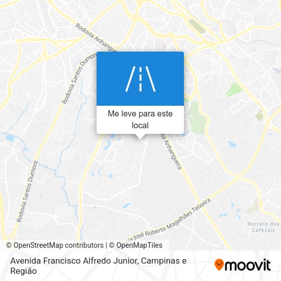 Avenida Francisco Alfredo Junior mapa
