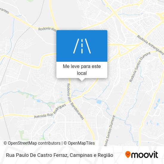 Rua Paulo De Castro Ferraz mapa