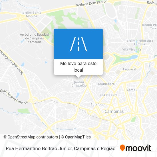 Rua Hermantino Beltrão Júnior mapa