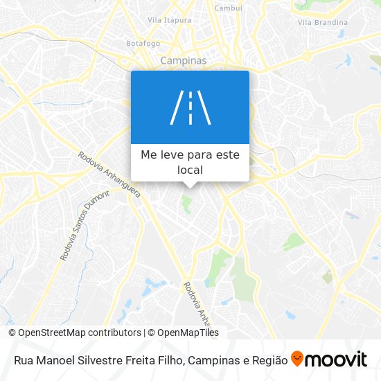 Rua Manoel Silvestre Freita Filho mapa