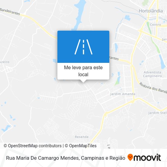 Rua Maria De Camargo Mendes mapa