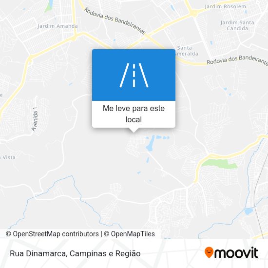 Rua Dinamarca mapa