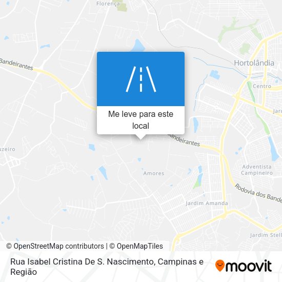 Rua Isabel Cristina De S. Nascimento mapa