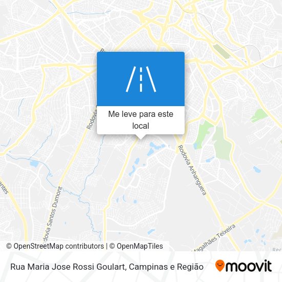 Rua Maria Jose Rossi Goulart mapa