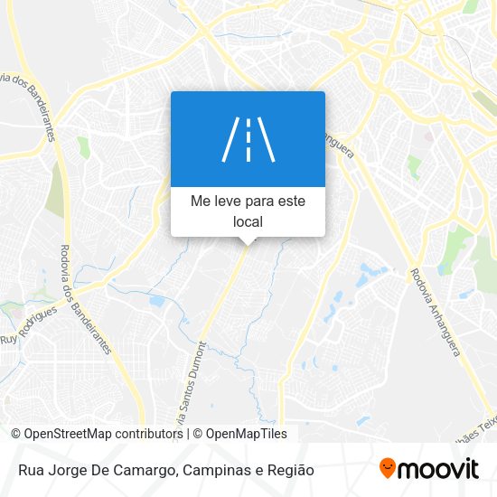 Rua Jorge De Camargo mapa