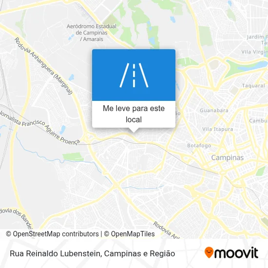 Rua Reinaldo Lubenstein mapa