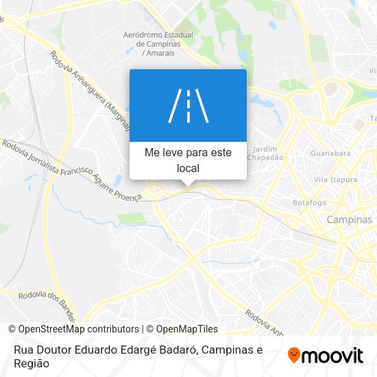 Rua Doutor Eduardo Edargé Badaró mapa