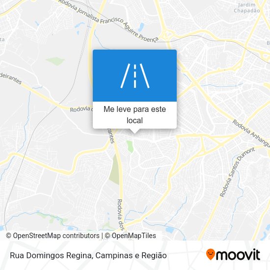 Rua Domingos Regina mapa
