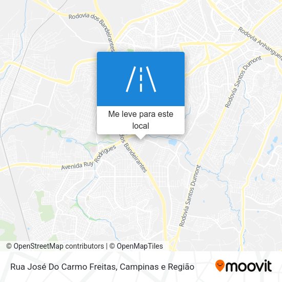 Rua José Do Carmo Freitas mapa
