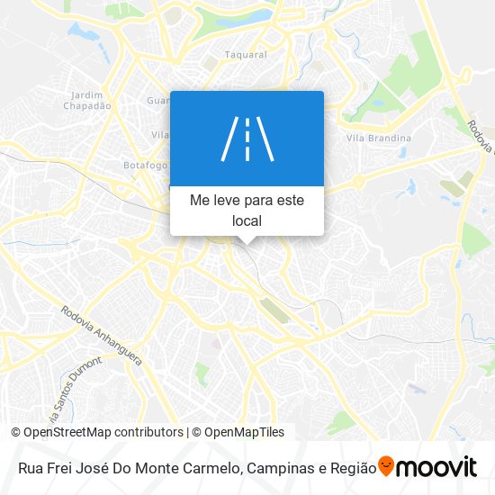 Rua Frei José Do Monte Carmelo mapa