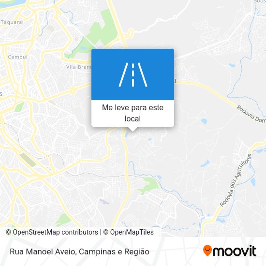 Rua Manoel Aveio mapa