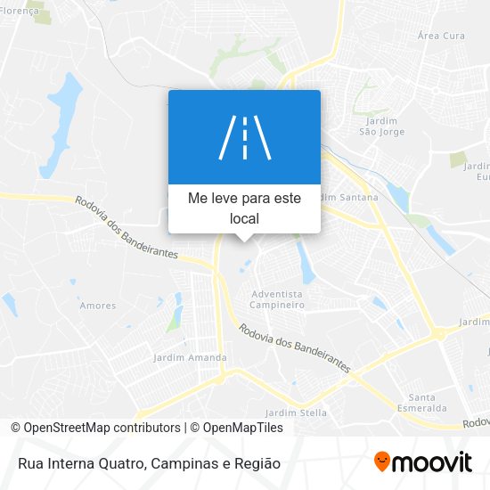 Rua Interna Quatro mapa