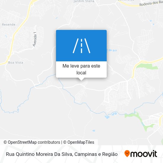 Rua Quintino Moreira Da Silva mapa