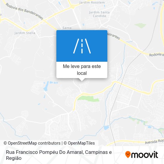 Rua Francisco Pompéu Do Amaral mapa