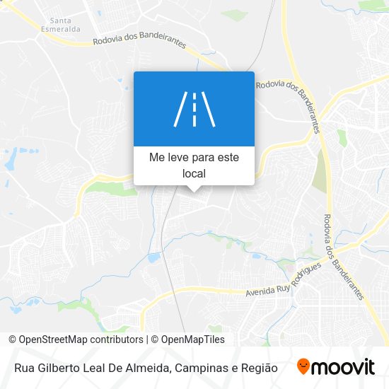 Rua Gilberto Leal De Almeida mapa