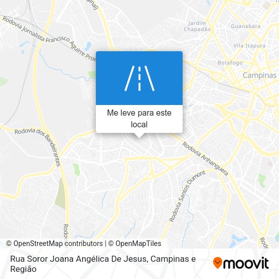 Rua Soror Joana Angélica De Jesus mapa