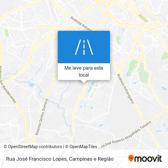 Rua José Francisco Lopes mapa