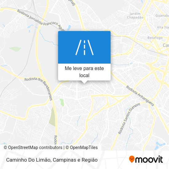 Caminho Do Limão mapa