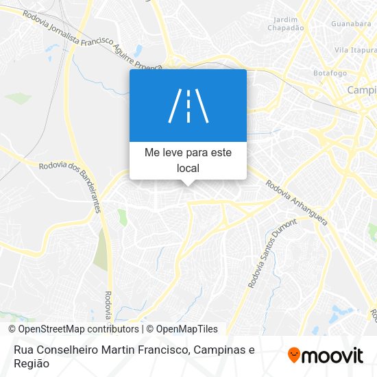 Rua Conselheiro Martin Francisco mapa