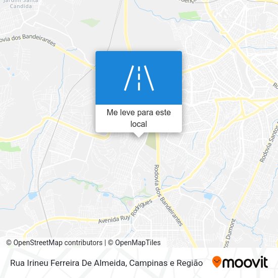 Rua Irineu Ferreira De Almeida mapa