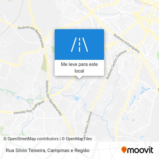 Rua Silvio Teixeira mapa