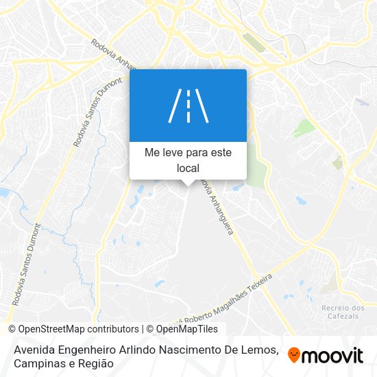 Avenida Engenheiro Arlindo Nascimento De Lemos mapa