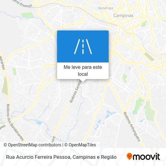Rua Acurcio Ferreira Pessoa mapa