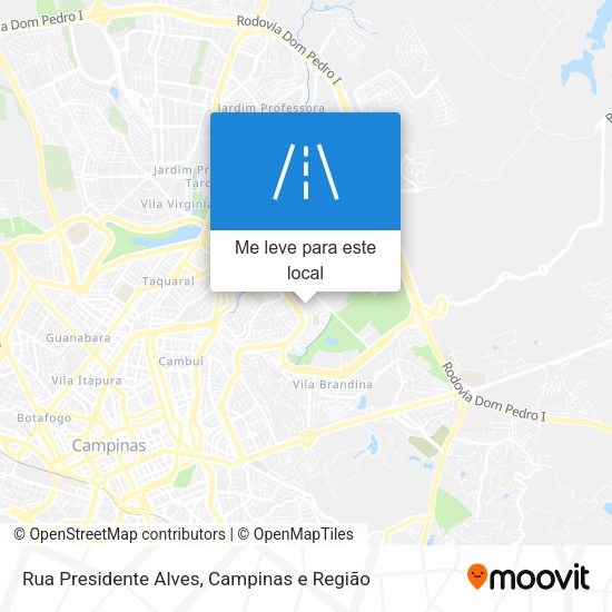 Rua Presidente Alves mapa