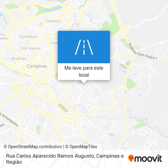 Rua Carlos Aparecido Ramos Augusto mapa
