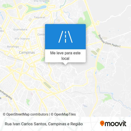 Rua Ivan Carlos Santos mapa