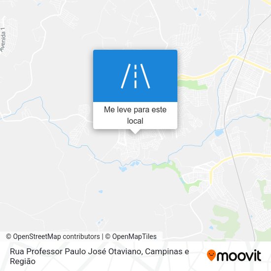 Rua Professor Paulo José Otaviano mapa