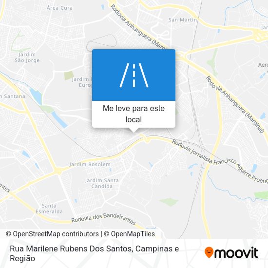 Rua Marilene Rubens Dos Santos mapa
