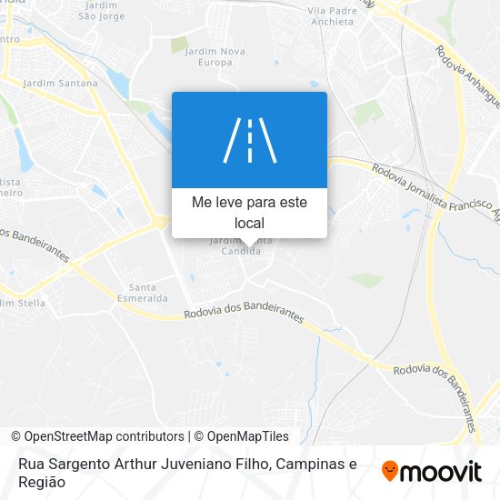 Rua Sargento Arthur Juveniano Filho mapa