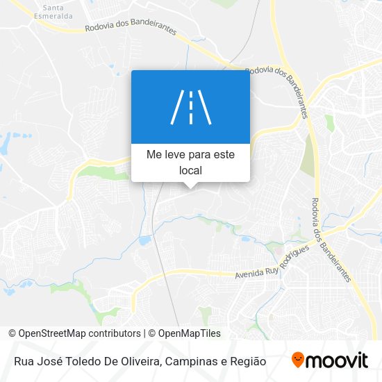Rua José Toledo De Oliveira mapa