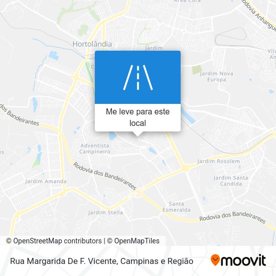 Rua Margarida De F. Vicente mapa