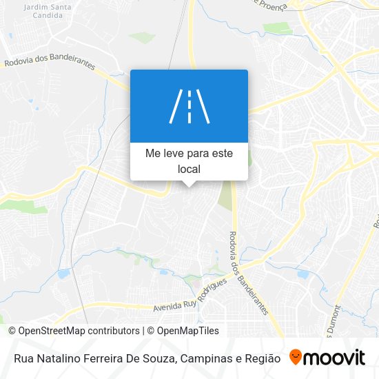 Rua Natalino Ferreira De Souza mapa