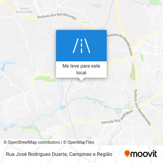 Rua José Rodrigues Duarte mapa