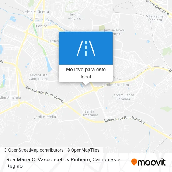 Rua Maria C. Vasconcellos Pinheiro mapa