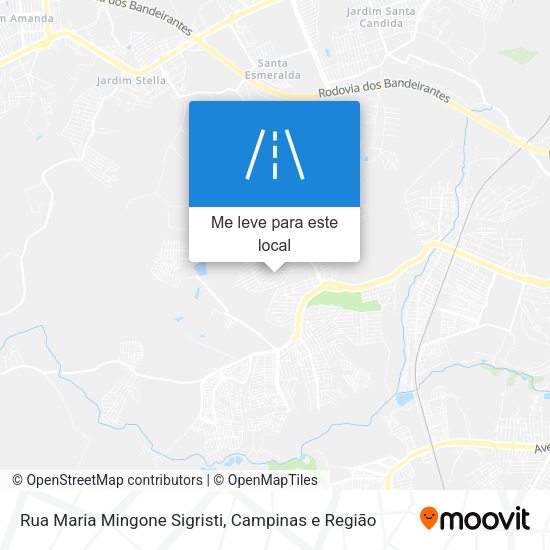 Rua Maria Mingone Sigristi mapa