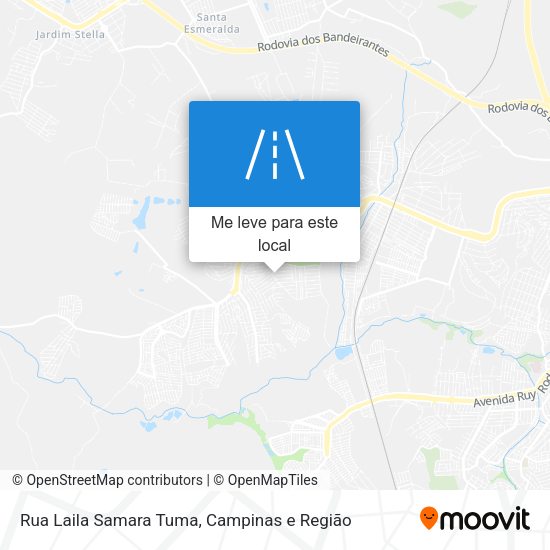 Rua Laila Samara Tuma mapa