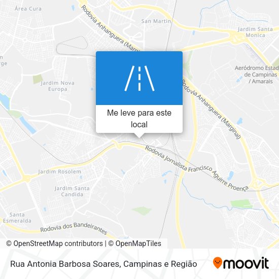 Rua Antonia Barbosa Soares mapa